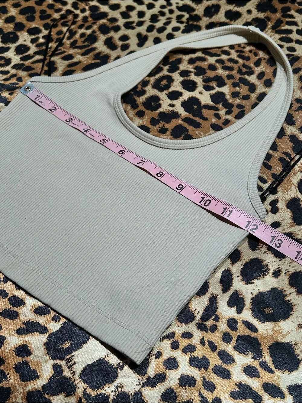 H&M Beige Ribbed Halter Tank - Picture 5 of 6